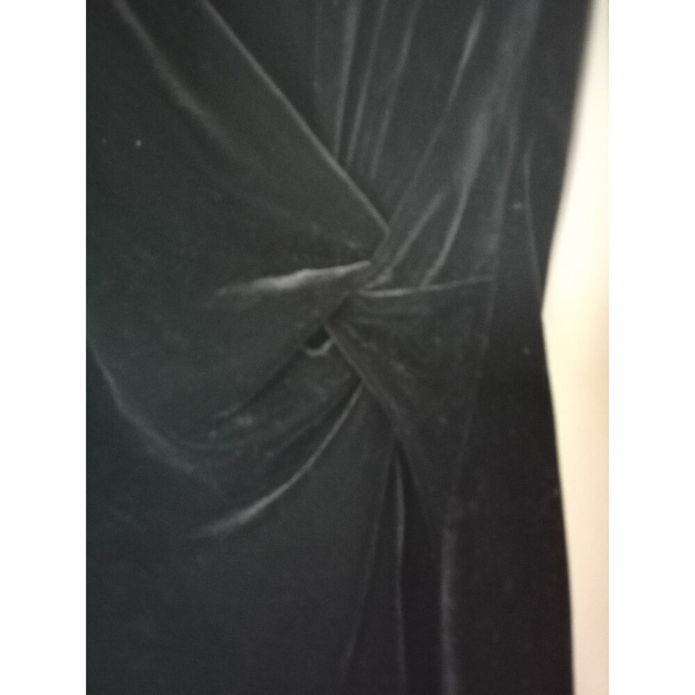 NWT H&M Black Velvet Long Sleeve Mini Dress Size XS - Picture 4 of 10